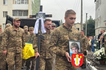 У Луцьку попрощалися із захисником Романом Григор&rsquo;євим 