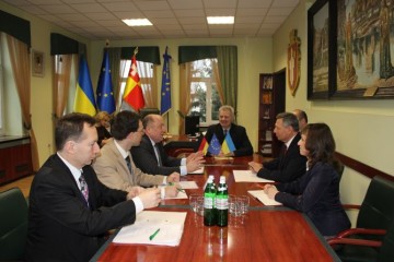 Міський голова Микола Романюк зустрівся з депутатом німецького парламенту Хайнріхом Цертіком