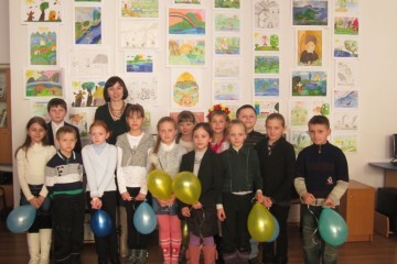 Виставка вишиваного  портрета Тараса Шевченка 
