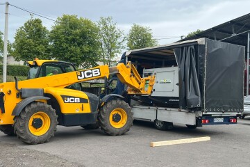 Луцька громада отримала генератор від партнерського міста Білосток