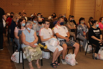 40 сімей  учасників АТО отримали продуктові набори