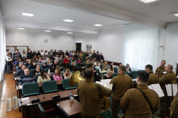 У міській раді колядували нацгвардійці