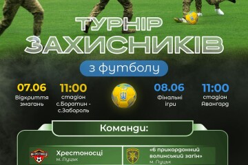 Запрошуємо усіх охочих на грандіозну футбольну подію — Турнір Захисників Дивізіону Захід