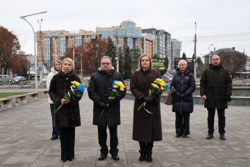 У Луцьку вшанували пам’ять Михайла Грушевського в роковини його смерті
