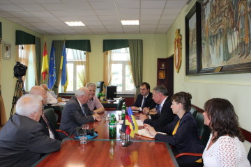 Микола Романюк зустрівся з керівником громадської організації «Мости дружби в Україну» Карлом Германом Крогом 