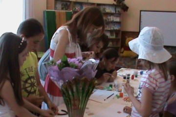 У центральній бібліотеці для дітей запрацювала творча арт-студія «Рукавичка»