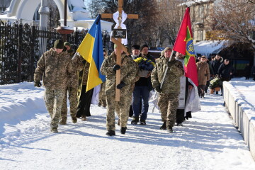 Луцька громада попрощалася з Героєм Миколою Северенюком