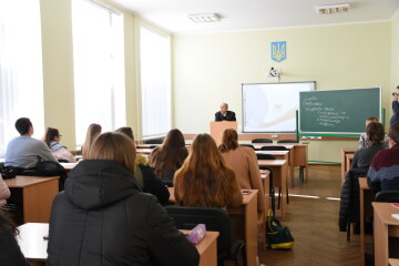 Студентам розповіли про З’їзд європейських монархів у Луцьку в січні 1429 року