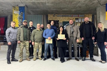 Міський голова Ігор Поліщук вручив державні відзнаки Наталії Ариванюк та Миколі Галею
