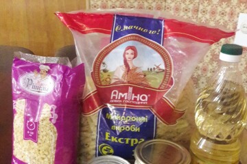 Відбулася благодійна акція з вручення  продуктових наборів 