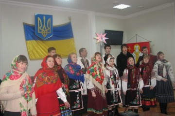 Колектив Луцької міської ради привітали різдвяними щедрівками