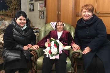 Привітали вдову ветерана Другої світової війни Антоніну Єщенко