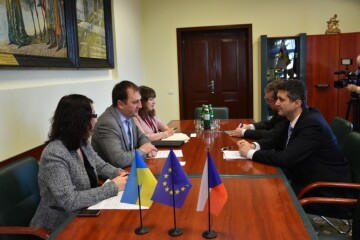 Перший заступник міського голови Тарас Яковлев зустрівся з Генеральним консулом Чеської Республіки у Львові Павелом Пешеком