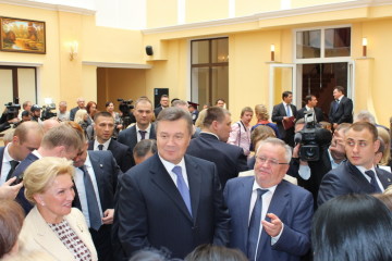 Сьогодні в області з робочим візитом перебував Президент України Віктор Янукович 