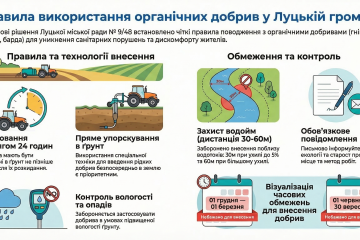 Нагадуємо про правила застосування органічних добрив на території Луцької міської територіальної громади