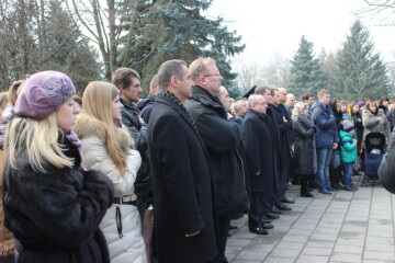 Відбулася панахида та мітинг­ реквієм, присвячений пам'яті Героїв Небесної Сотні 