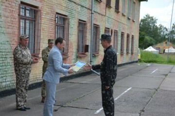  Військовослужбовці частини  А 3186 отримали відзнаки міського голови 