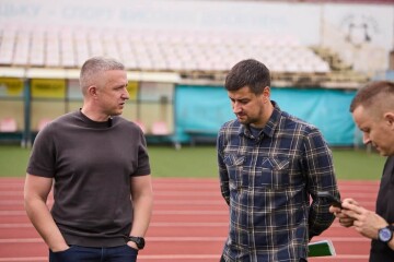 Секретар міської ради Андрій Разумовський здійснив робочий візит на комунальне підприємство &laquo;Стадіон Авангард&raquo;