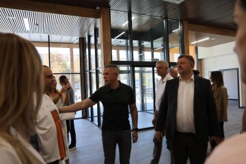 Перший заступник Голови Верховної Ради України Олександр Корнієнко оглянув готовність до відкриття Державного ветеранського простору в Луцьку