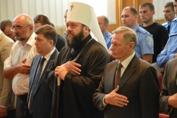  Міський голова Микола Романюк взяв участь в урочистостях з нагоди Дня Національної поліції України