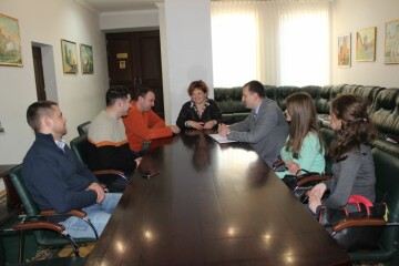 Перший заступник міського голови Тарас Яковлев зустрівся з делегацією з міста Долина