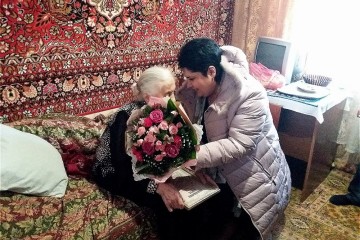 Лучанка відзначила 100-літній ювілей