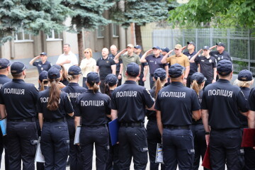 Катерина Шкльода привітала працівників поліції з нагоди 11-ї річниці Національної поліції України