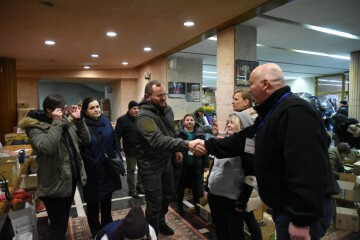 Міський голова Ігор Поліщук відвідав центр допомоги теробороні