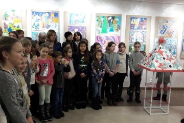 У Луцькій художній школі відбулося відзначення переможців конкурсу дитячого малюнка «Місто святого Миколая»