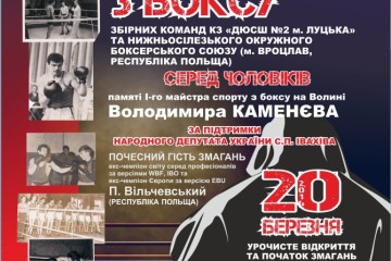 Запрошуємо лучан та гостей міста на великий бокс