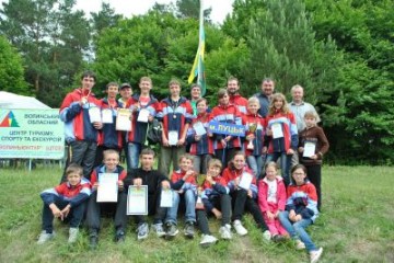 Срібло юних туристів Луцька