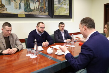 Міський голова Ігор Поліщук зустрівся з головою Фонду розвитку Центральної та Східної Європи Кшиштомоф Лонткою