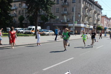 Олімпійський забіг юних лучан