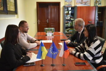 Lutsk City Mayor met with the Consul General of the Czech Republic in Lviv, Jiří Borcel