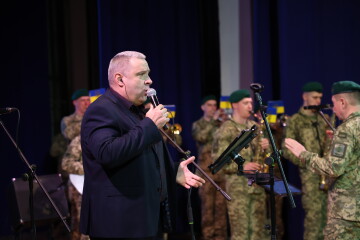 "Музика народжена війною": у День українського добровольця в Луцьку відбувся концерт військових духових оркестрів