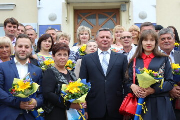 З нагоди Дня незалежності України у міській раді відбулось урочисте відзначення лучан