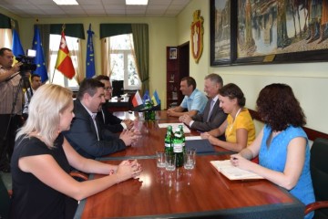 Міський голова Микола Романюк зустрівся зі своїм колегою з польського міста Замость Анджеєм Внуком