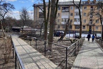Обрізку дерев у дворі на проспекті Волі, 8  здійснено без відповідних дозволів 