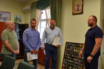 Луцький міський голова Ігор Поліщук відзначив рятувальників