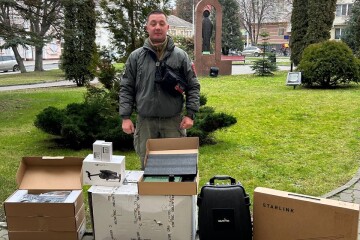 Підрозділи ЗСУ отримали необхідне обладнання від Луцької громади