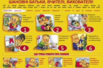 Шановні батьки! Не забувайте про безпеку вашої дитини! 