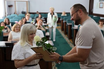 Луцький міський голова Ігор Поліщук привітав медиків з прийдешнім професійним святом