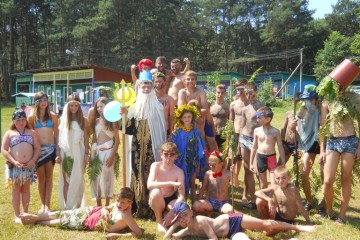 Свято Нептуна на  озері Світязь – чудове завершення  табору «Літо – 2014»