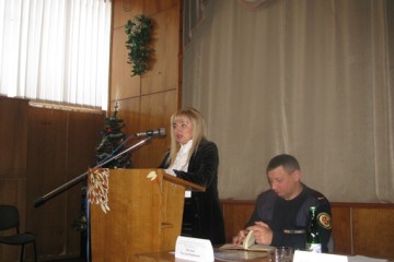 Працівники МНС взяли участь у зборах керівного складу цивільного захисту навчальних закладів міста Луцька