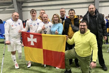 Команда Луцької міської територіальної громади з ампфутболу «Хрестоносці» відвідала змагання «Зимовий Кубок»