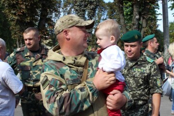 Військовослужбовці Луцького прикордонного загону повернулися зі Сходу на рідну Волинь