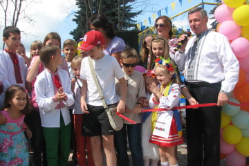 З нагоди Дня Незалежності України у Луцьку відкрито ігрове містечко 