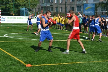 Відкритий загальноміський «Олімпійський урок» на новозбудованому майданчику у ЗОШ № 11