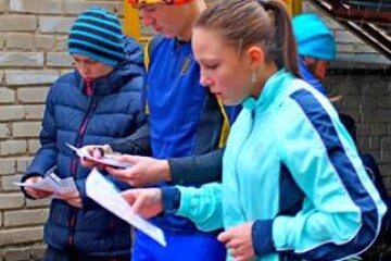Змагаються орієнтувальники