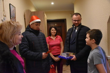 Радник міського голови Ігор Поліщук відвідав дітей з особливими потребами